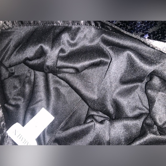 Carmen by Carmen Marc Valvo holiday Sequined Fishtail Ball Skirt 8 party evening - Picture 7 of 9